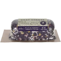 Vermont Creamery Blueberry, Lemon & Thyme Goat Cheese Log, 4 oz