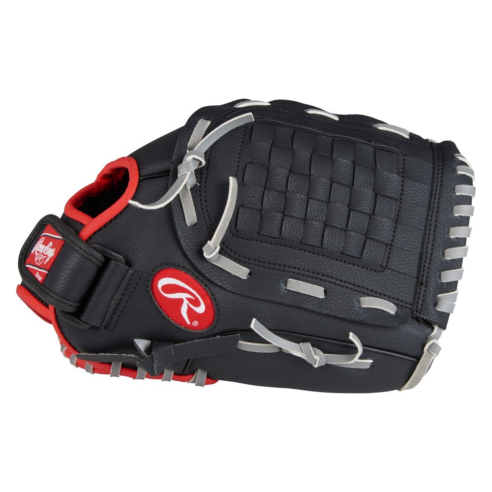 slide 3 of 3, Rawlings Player Series 12" T Ball Glove - Black, 1 ct