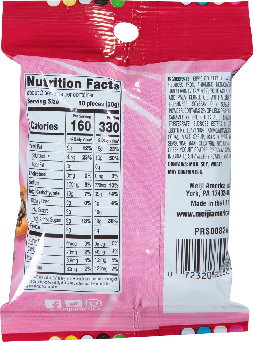 slide 9 of 11, Meiji Hello Panda Strawberry Cookies, 2.2 oz