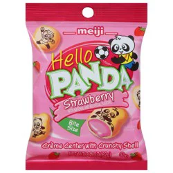 Meiji Hello Panda Strawberry Crunchy Cookie Bite Size 2.2 oz