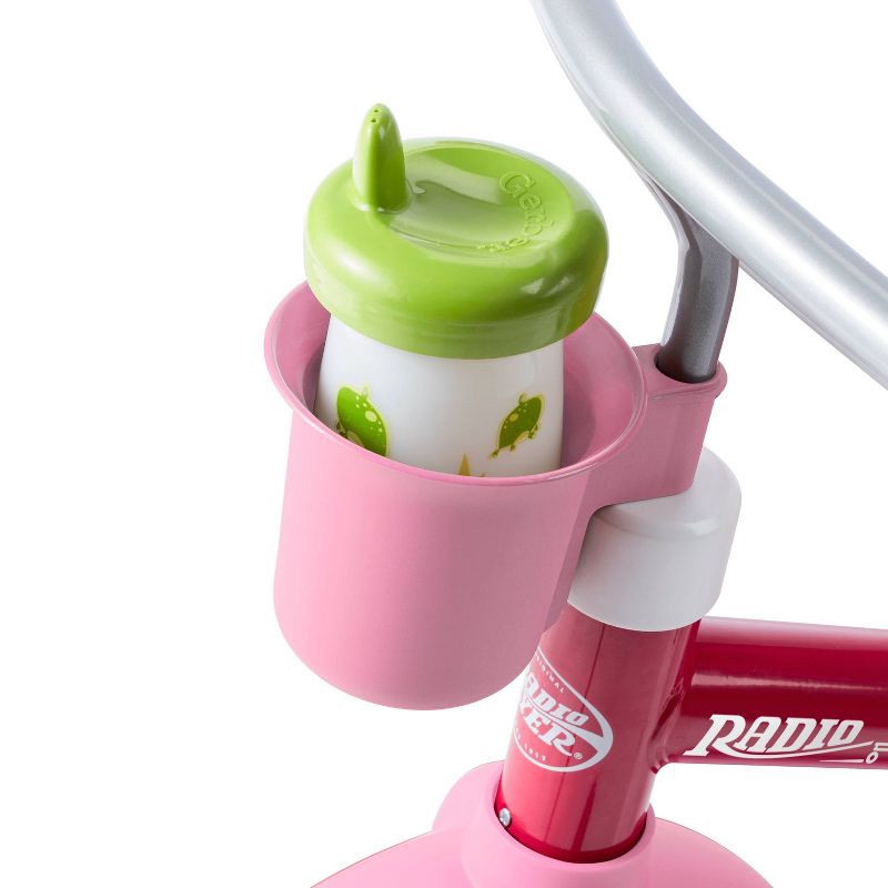 slide 8 of 25, Radio Flyer 4-in-1 Stroll 'N Trike - Pink: Steel Frame, Adjustable Seat, EVA Tires, 1 ct