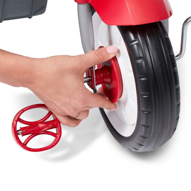 slide 13 of 30, Radio Flyer 4-in-1 Stroll 'N Trike - Red: Adjustable Seat, Steel Frame, Ages 1-5, 1 ct