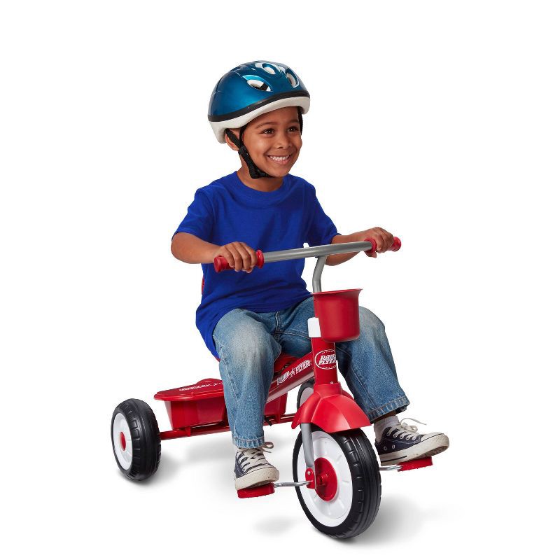 slide 19 of 30, Radio Flyer 4-in-1 Stroll 'N Trike - Red: Adjustable Seat, Steel Frame, Ages 1-5, 1 ct
