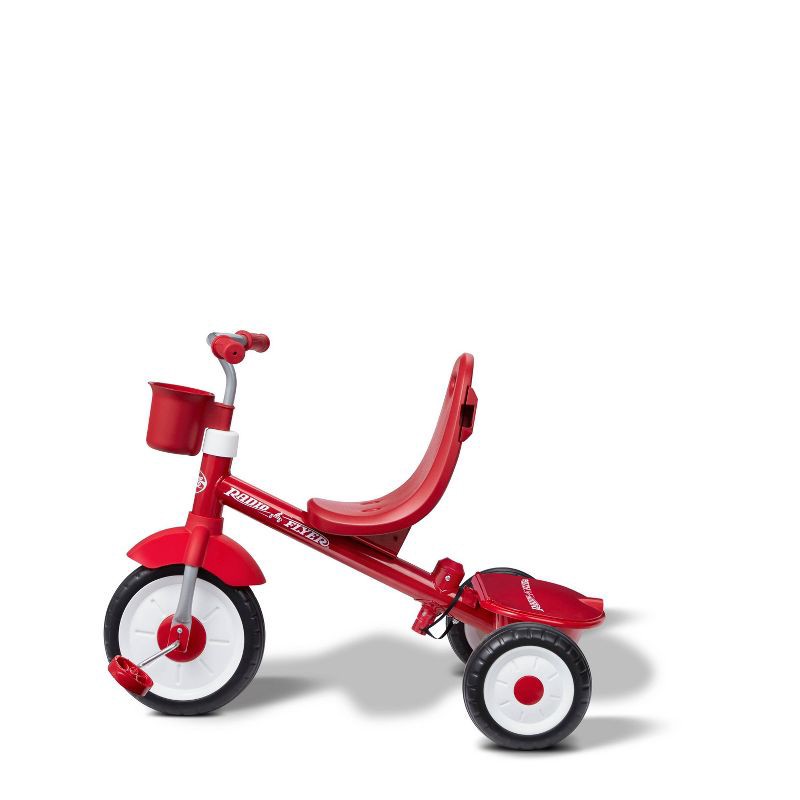 slide 23 of 30, Radio Flyer 4-in-1 Stroll 'N Trike - Red: Adjustable Seat, Steel Frame, Ages 1-5, 1 ct