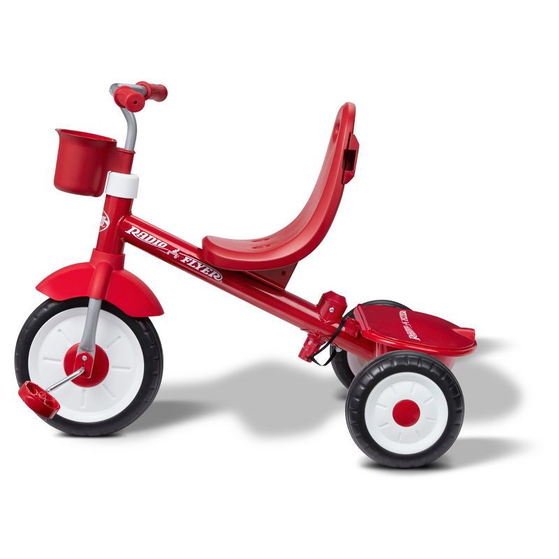 slide 28 of 30, Radio Flyer 4-in-1 Stroll 'N Trike - Red: Adjustable Seat, Steel Frame, Ages 1-5, 1 ct