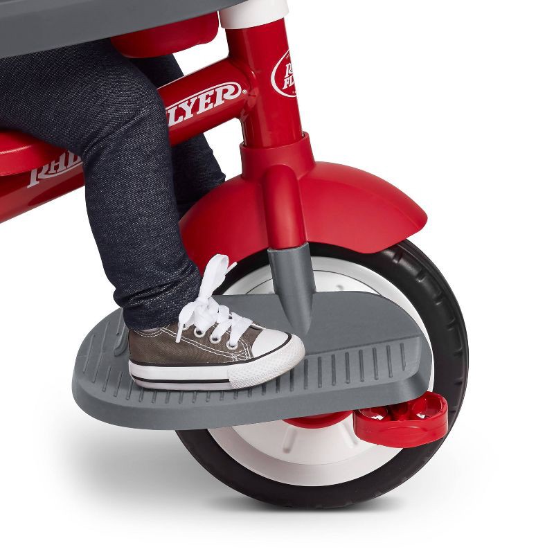 slide 5 of 30, Radio Flyer 4-in-1 Stroll 'N Trike - Red: Adjustable Seat, Steel Frame, Ages 1-5, 1 ct
