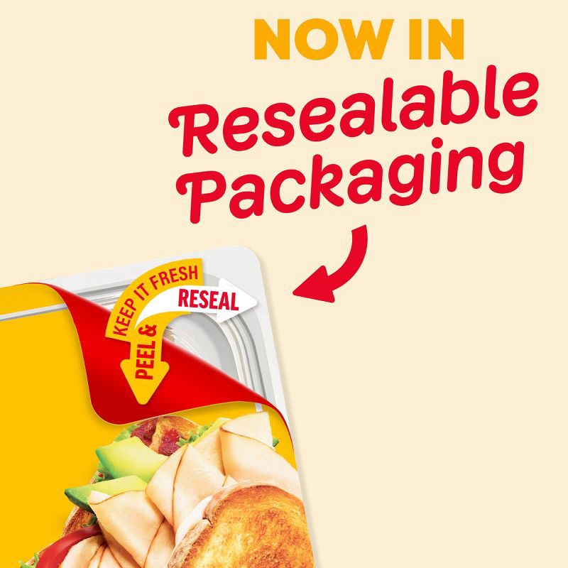 slide 6 of 9, Oscar Mayer Deli Fresh Oven Roasted Turkey Breast Sliced Lunch Meat Mega Pack - 22oz, 22 oz