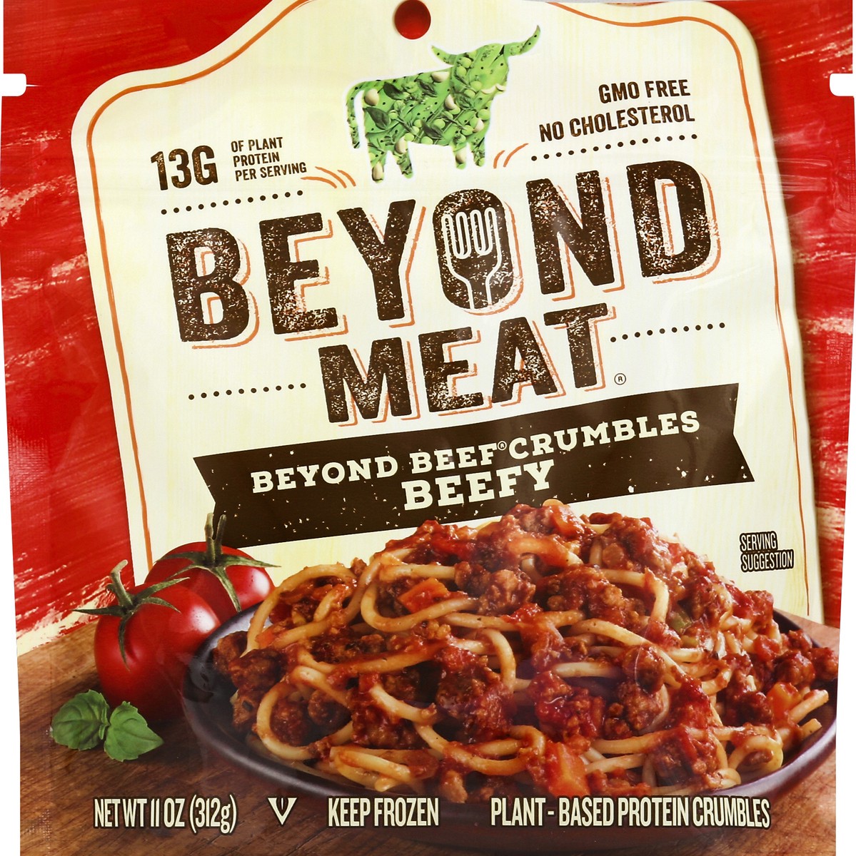 slide 2 of 2, Beyond Meat Beef Free Beefy Crumbles, 11 oz