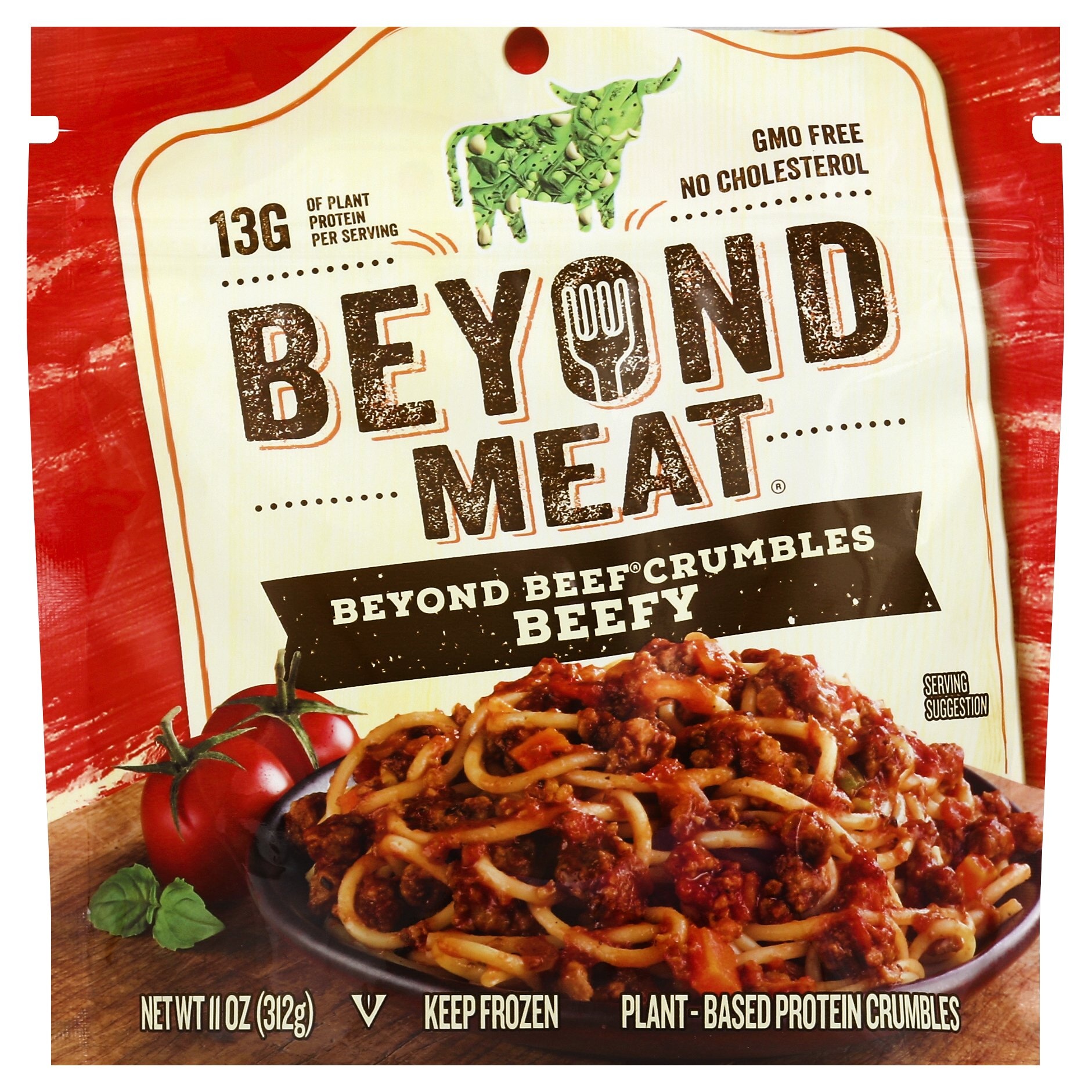 slide 1 of 2, Beyond Meat Beef Free Beefy Crumbles, 11 oz