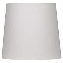 ROOM & RETREAT Home White Linen Drum Hardback Shade, 10" X 12" X 11"