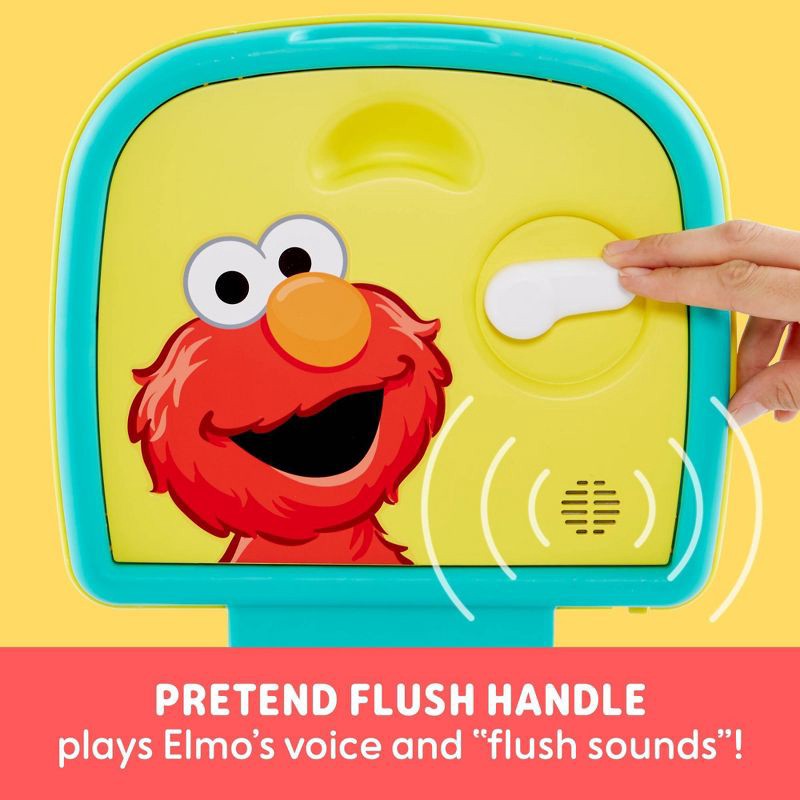 slide 3 of 15, Sesame Street 3-in-1 Potty Chair, Step Stool and Toilet Training Seat - Elmo Hooray!, 1 ct