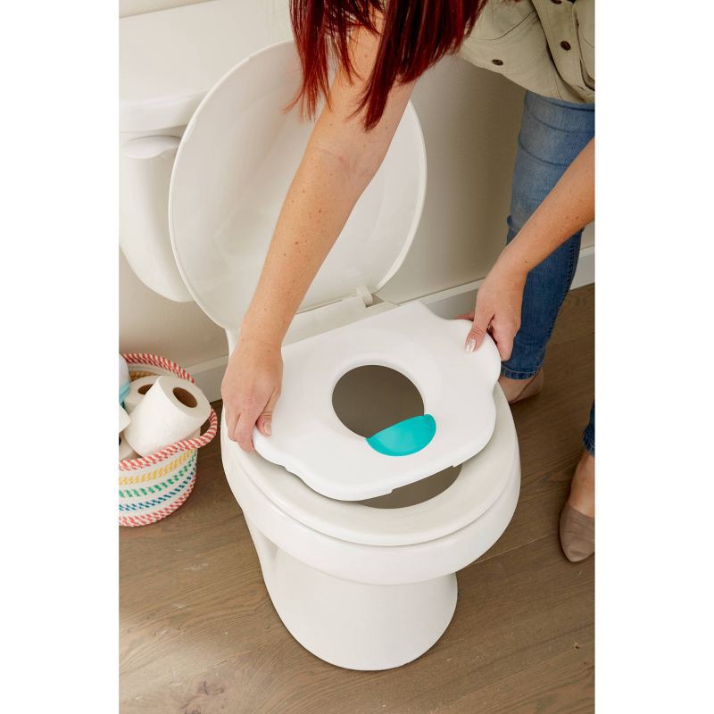 slide 4 of 15, Sesame Street 3-in-1 Potty Chair, Step Stool and Toilet Training Seat - Elmo Hooray!, 1 ct