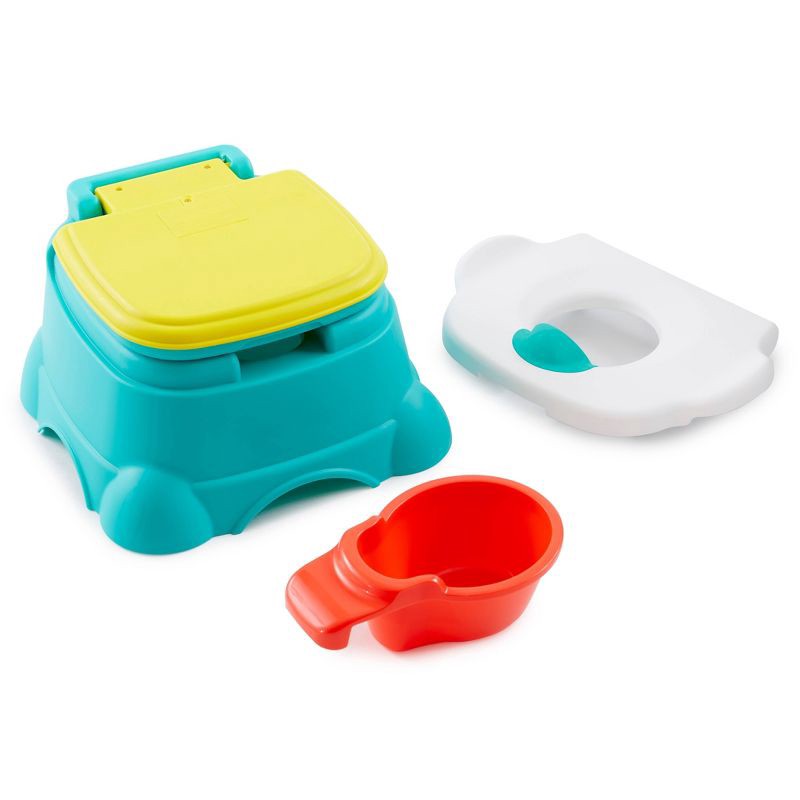 slide 8 of 15, Sesame Street 3-in-1 Potty Chair, Step Stool and Toilet Training Seat - Elmo Hooray!, 1 ct