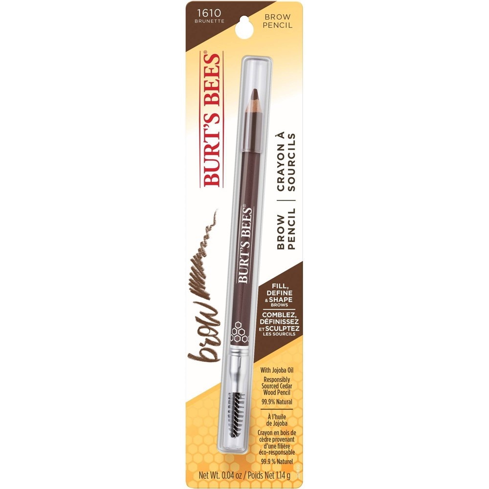 slide 7 of 7, Burt's Bees Brow Pencil - Brunette - 0.04oz, 0.04 oz