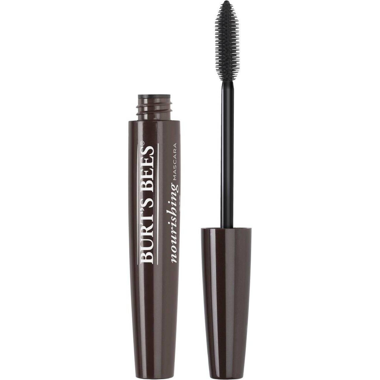 slide 1 of 8, Burt's Bees 100% Natural Nourishing Mascara - Black Brown, 0.4 oz