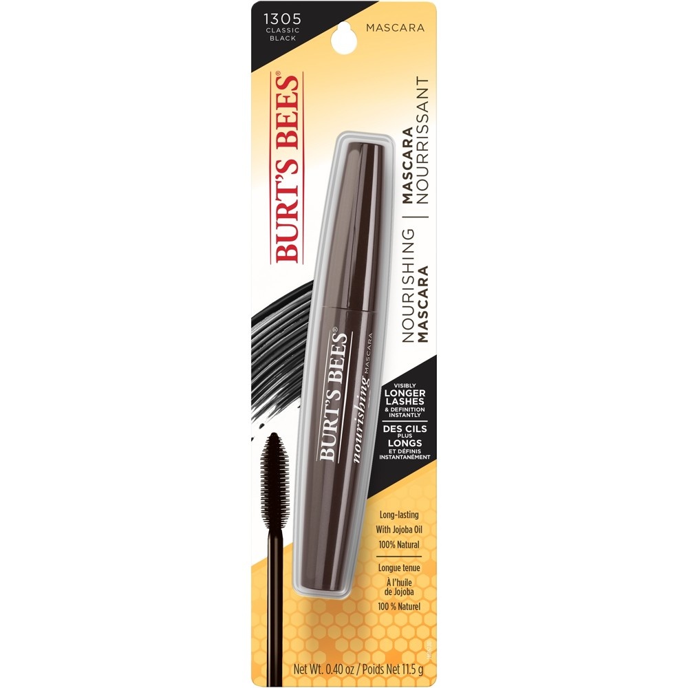 slide 4 of 7, Burt's Bees 100% Natural Nourishing Mascara - Classic Black - 0.4oz, 0.4 oz