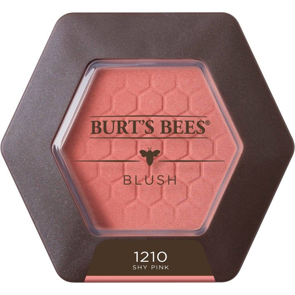 slide 2 of 8, Burt's Bees 100% Natural Blush with Vitamin E - Shy Pink - 0.19oz, 0.19 oz