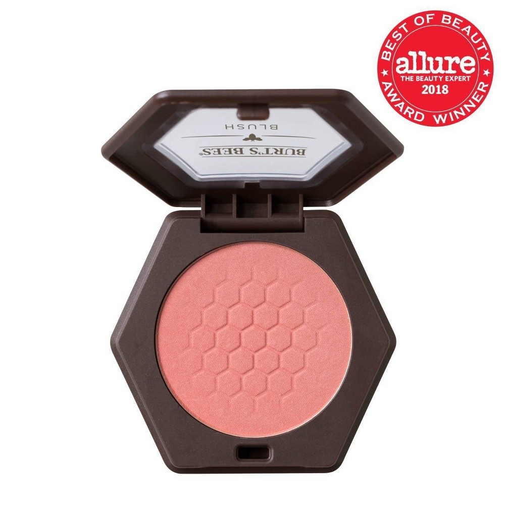 slide 3 of 8, Burt's Bees 100% Natural Blush with Vitamin E - Shy Pink - 0.19oz, 0.19 oz