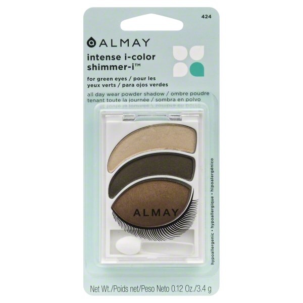 slide 1 of 1, Almay Intense I-Color Shimmer-I Kit For Greens, 0.12 oz