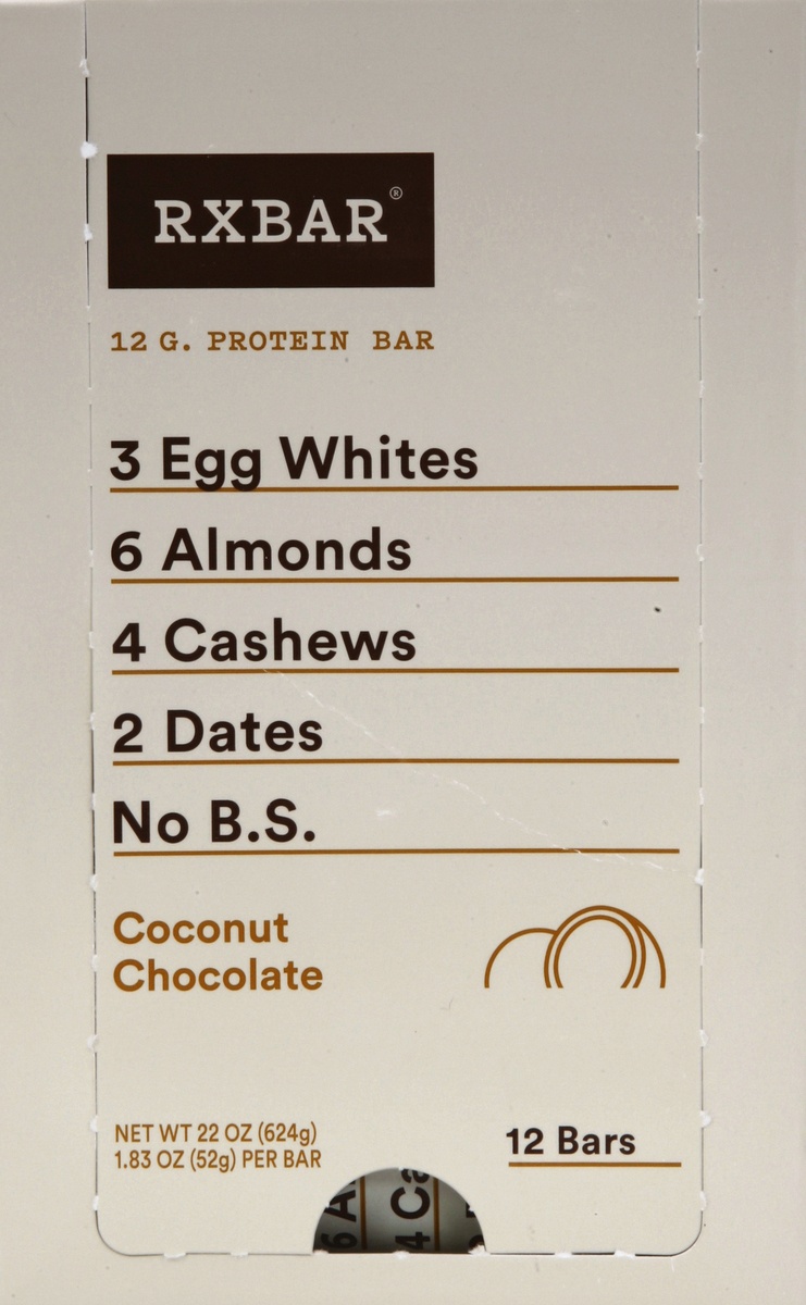 slide 2 of 4, RXBAR Protein Coconut Chocolate Bar, 1.83 oz