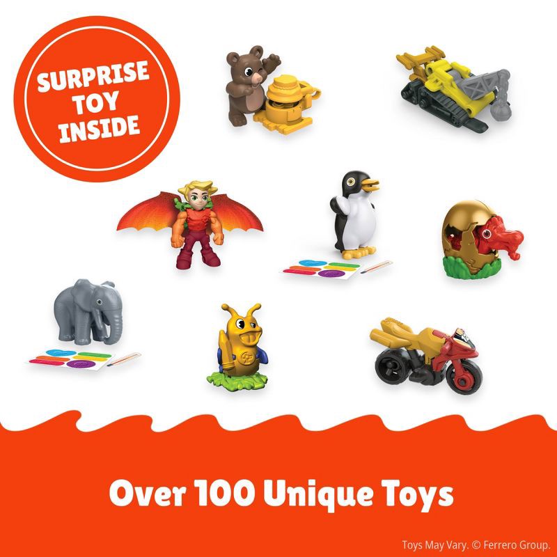 slide 5 of 7, Kinder Joy Sweet Cream Topped with Cocoa Wafer Bites Milk Chocolate Treat + Toy Candy - 0.7oz, 0.7 oz