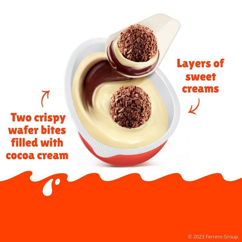 slide 4 of 8, Kinder Joy Sweet Cream Topped with Cocoa Wafer Bites Milk Chocolate Treat + Toy Candy - 0.7oz, 0.7 oz