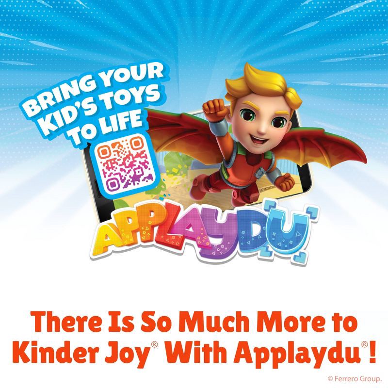 slide 7 of 7, Kinder Joy Sweet Cream Topped with Cocoa Wafer Bites Milk Chocolate Treat + Toy Candy - 0.7oz, 0.7 oz