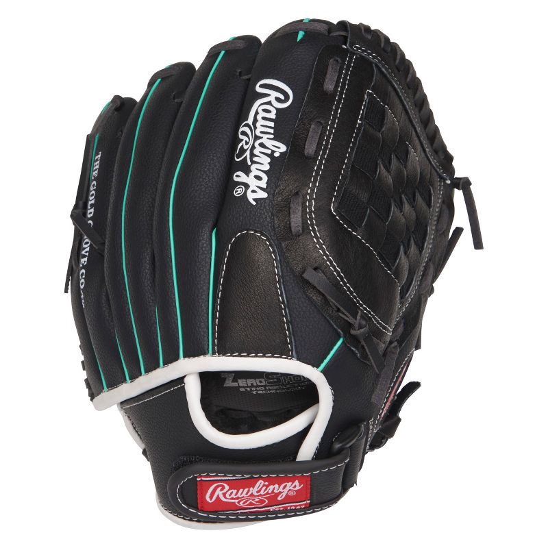 slide 2 of 3, Rawlings Playmaker Series 11" Glove - Black/Teal, 1 ct