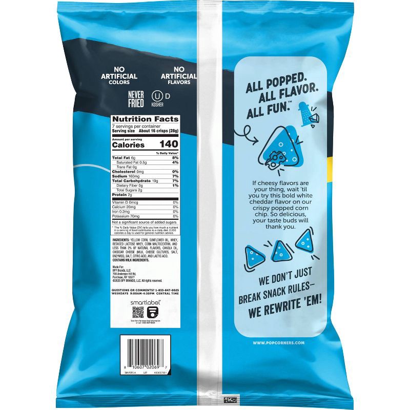 slide 2 of 7, Popcorners White Cheddar Sharing Size - 7oz, 7 oz