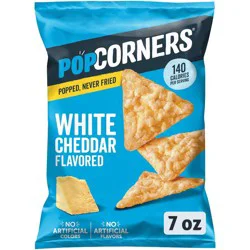Popcorners White Cheddar Sharing Size - 7oz: No Artificial Colors, No Artificial Flavors