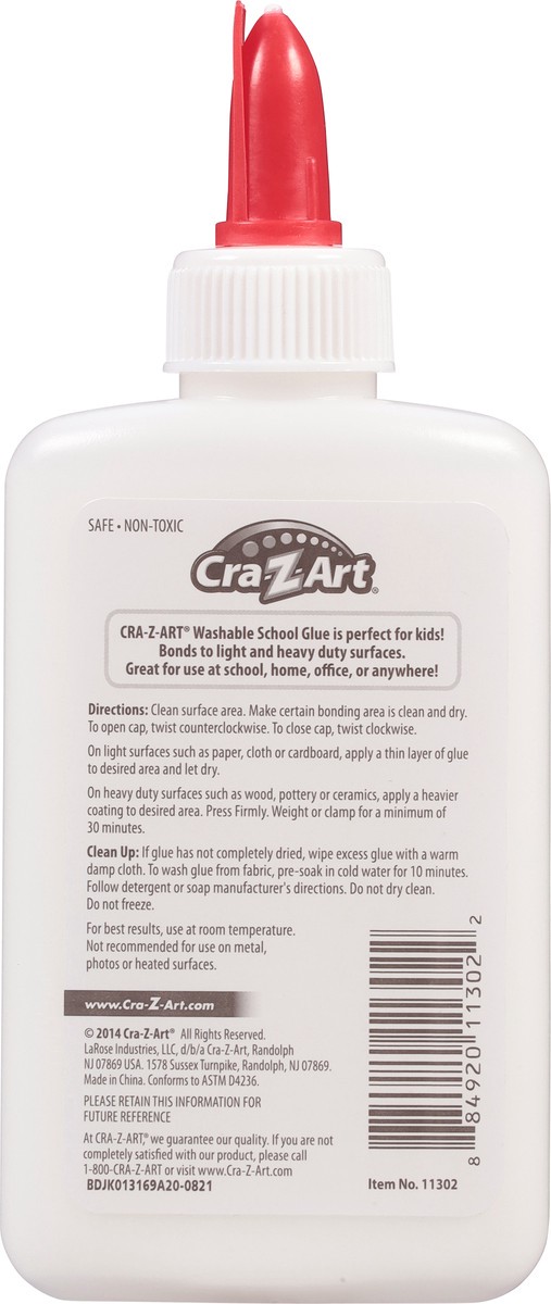 slide 5 of 9, Cra-Z-Art Washable School Glue 4 fl oz, 4 fl oz