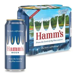 Hamm's Hamms Beer - 6pk/16 fl oz Cans