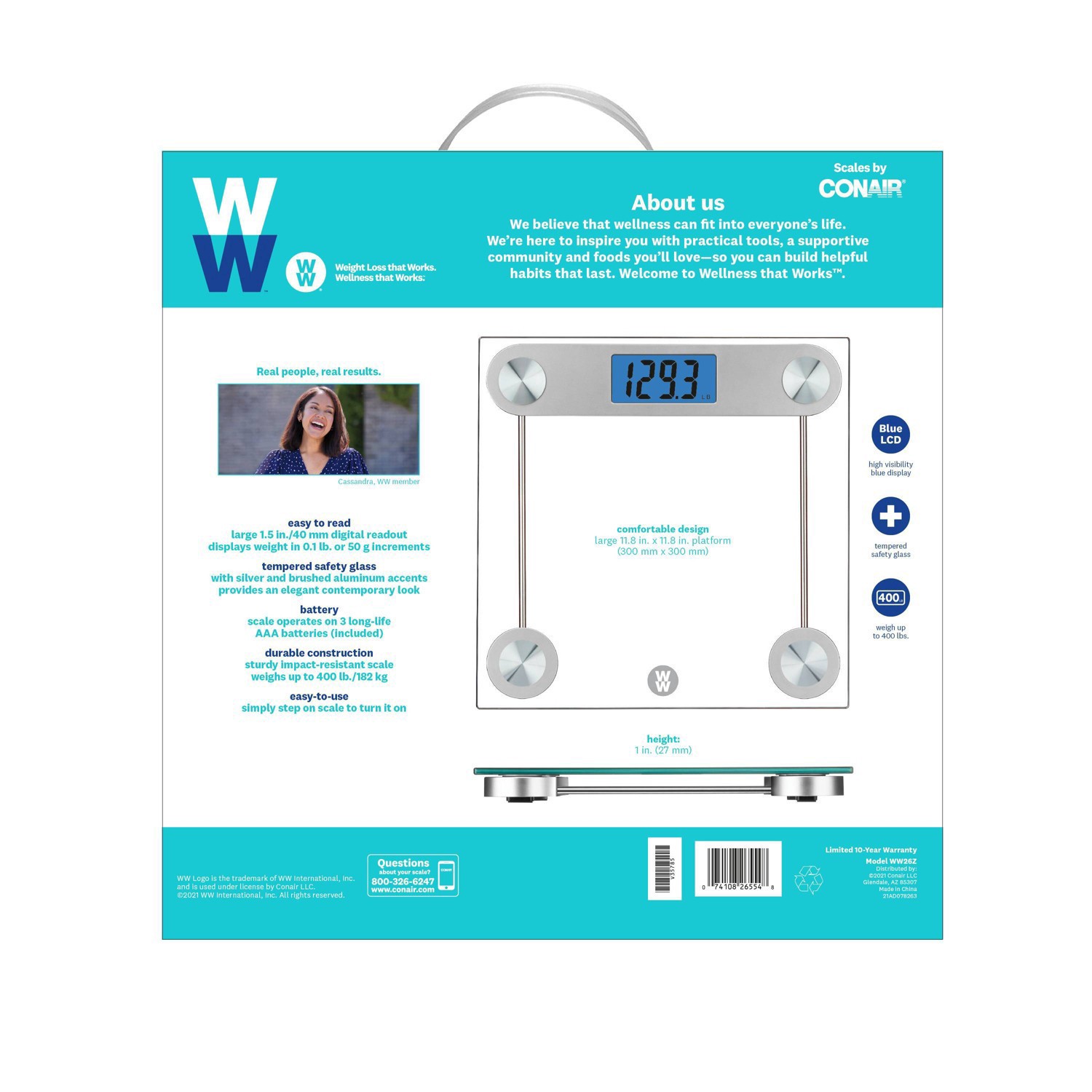 Weight Watchers Digital Glass Scale