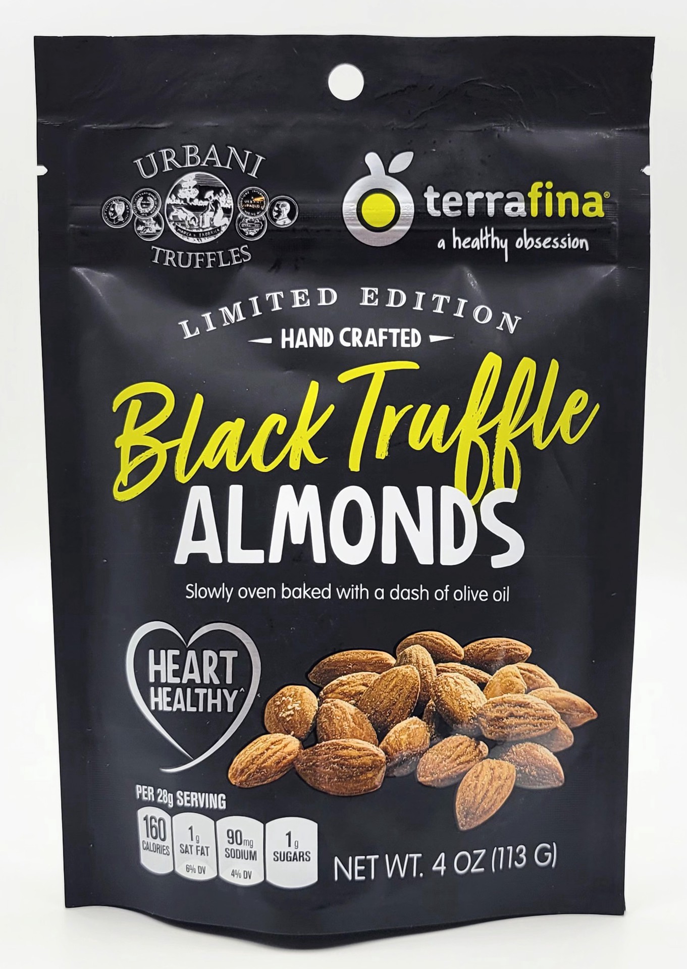 slide 1 of 1, Urbani Black Truffle Nuts - Almonds, 4 oz