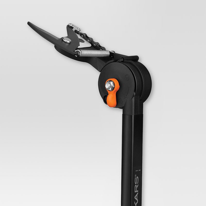 slide 3 of 5, Fiskars 5' Pruning Stik Tree Pruner: Extendable, Handheld Garden Shears, 61.75" Height, 2" Blade Width, 1 ct