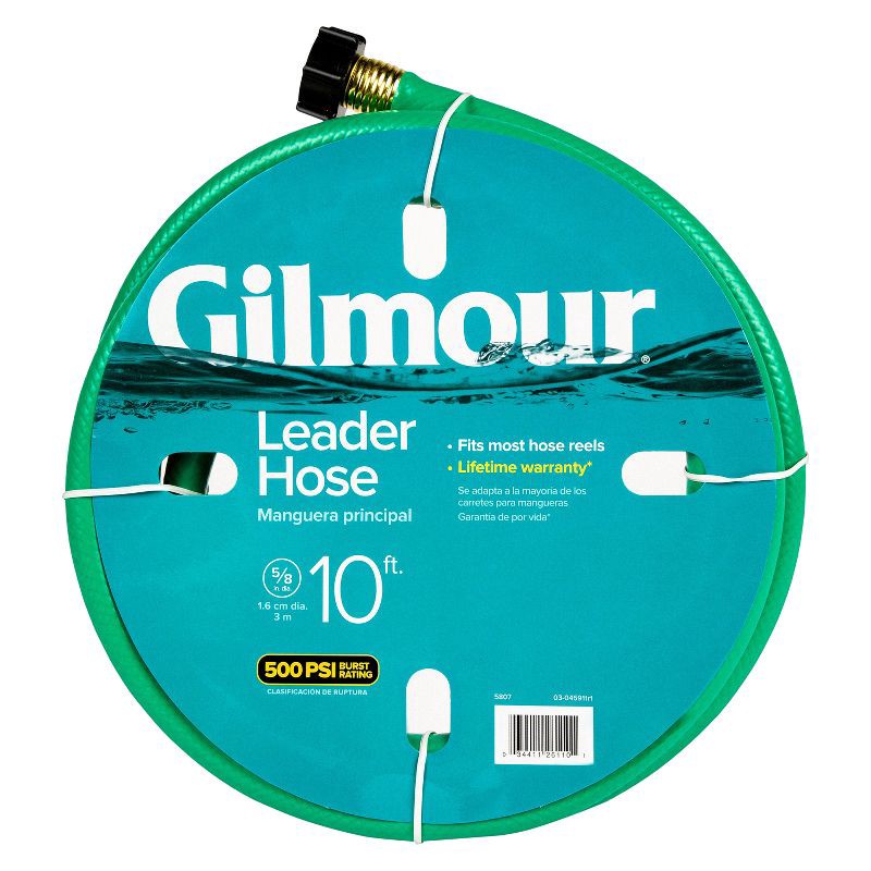 slide 1 of 1, Gilmour 5/8" x 10' Leader Hose, 1 ct