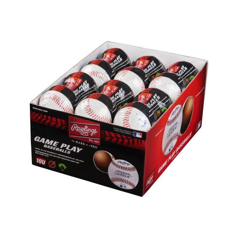 slide 3 of 3, Rawlings 10 and Under Baseball - 2pk, 2 ct