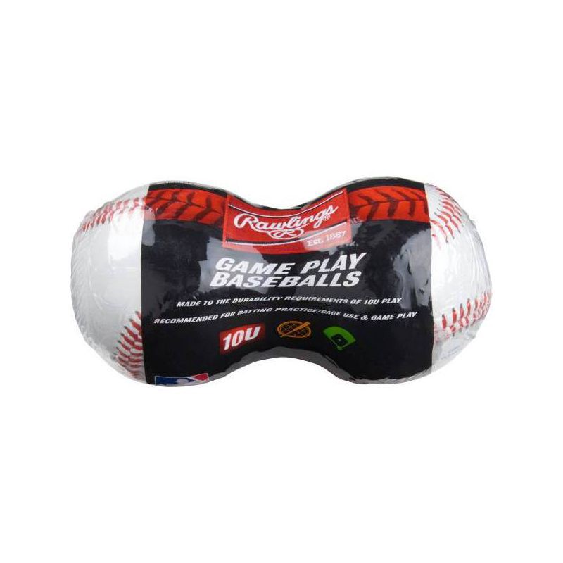 slide 1 of 3, Rawlings 10 and Under Baseball - 2pk, 2 ct