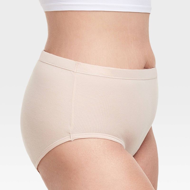 Hanes Women's Cotton Stretch 4pk Hipster Underwear Briefs - Colors