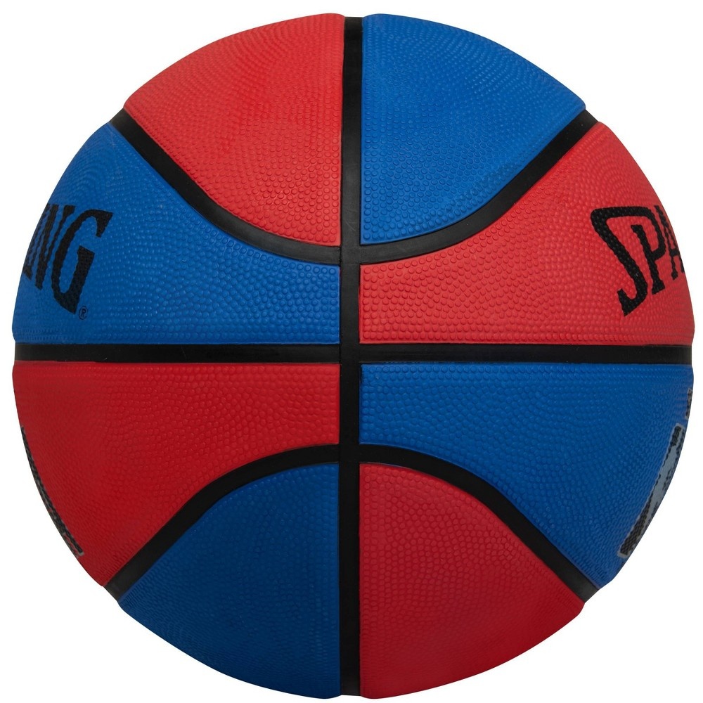 slide 3 of 7, Spalding Varsity 29.5" Basketball - Red/Blue, 1 ct