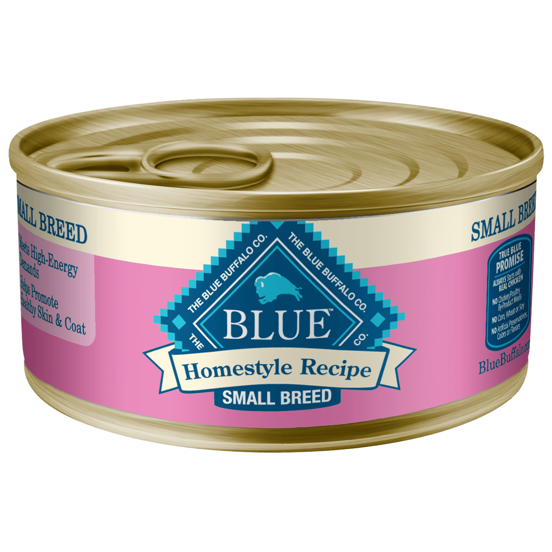 slide 1 of 1, Blue Buffalo Homestyle Recipe Small Breed Chicken Dinner Adult Canned Dog Food, 5.5 oz