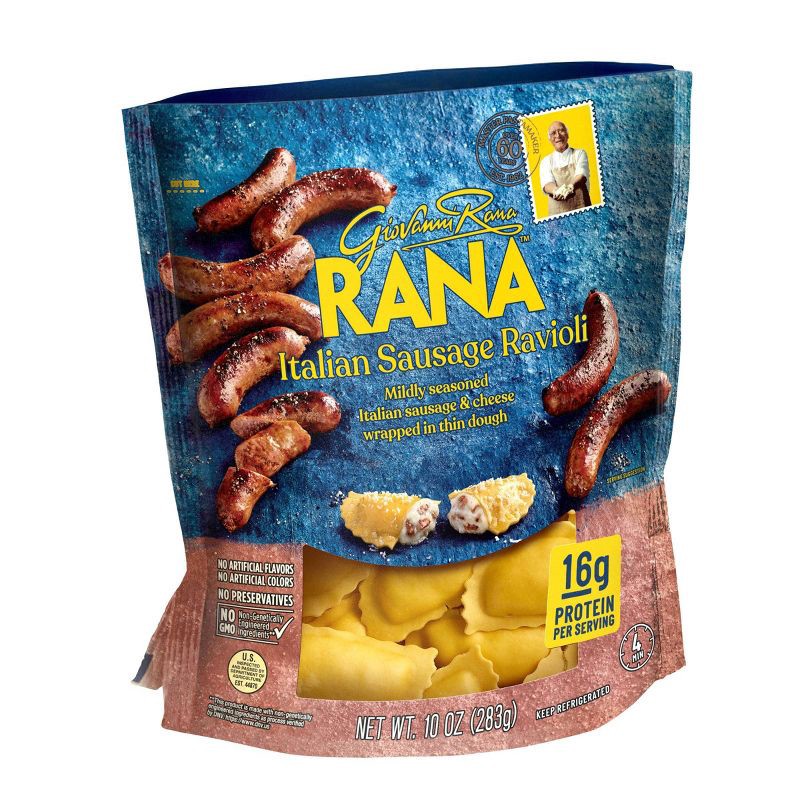slide 3 of 6, Rana Italian Sausage Ravioli - 10oz, 10 oz