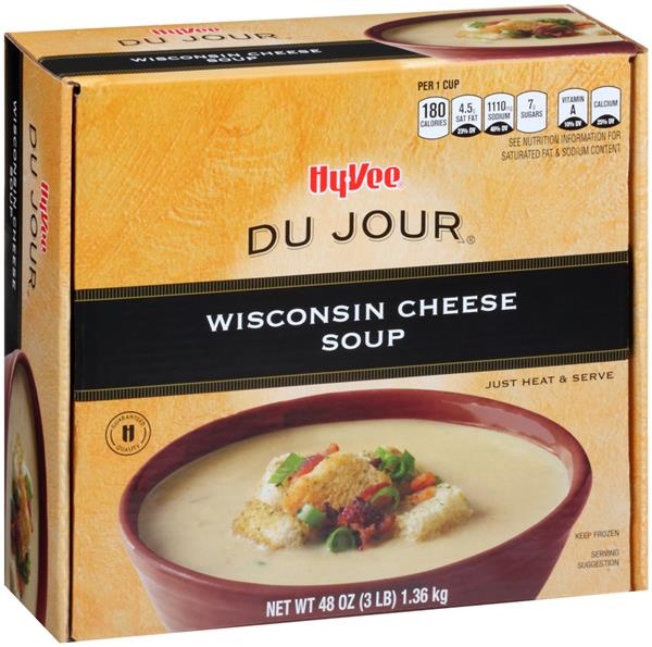 slide 1 of 1, Hy-vee Wisconsin Cheese Soup, 48 oz