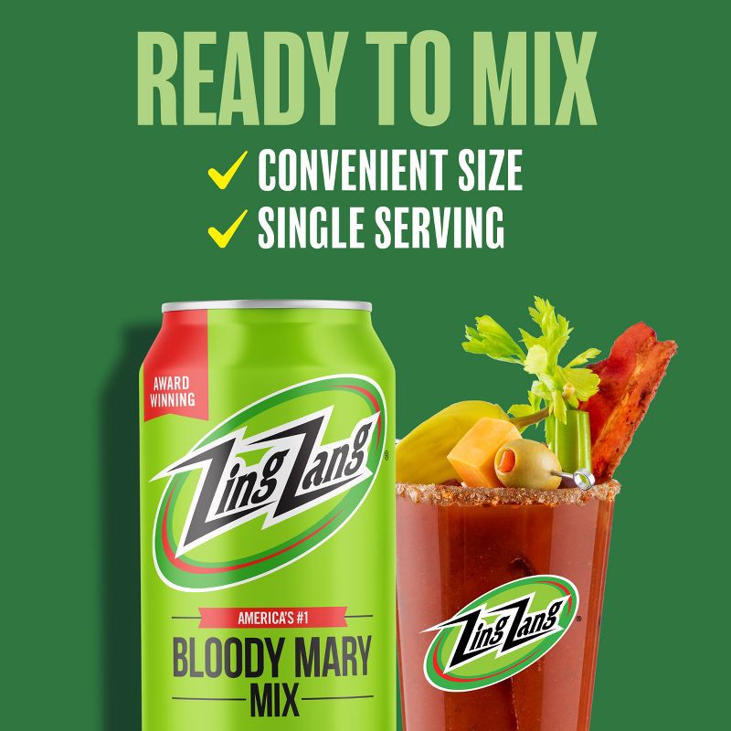 slide 7 of 8, Zing Zang Bloody Mary Mix - 6pk/7.5 fl oz Cans, 6 ct; 7.5 fl oz