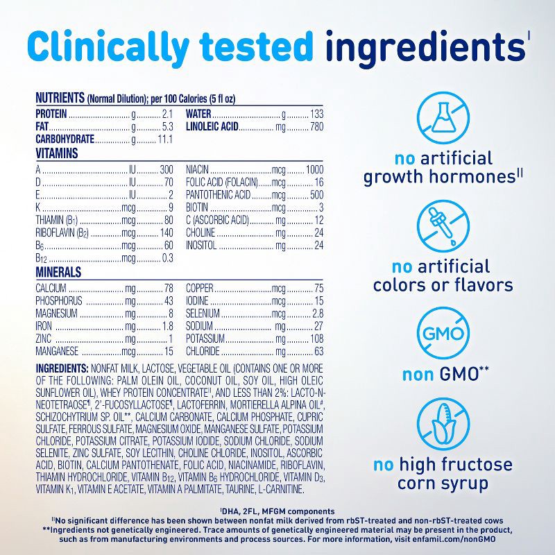 slide 5 of 12, Enfamil Enspire Powder Infant Formula Refill Pack - 30oz, 30 oz