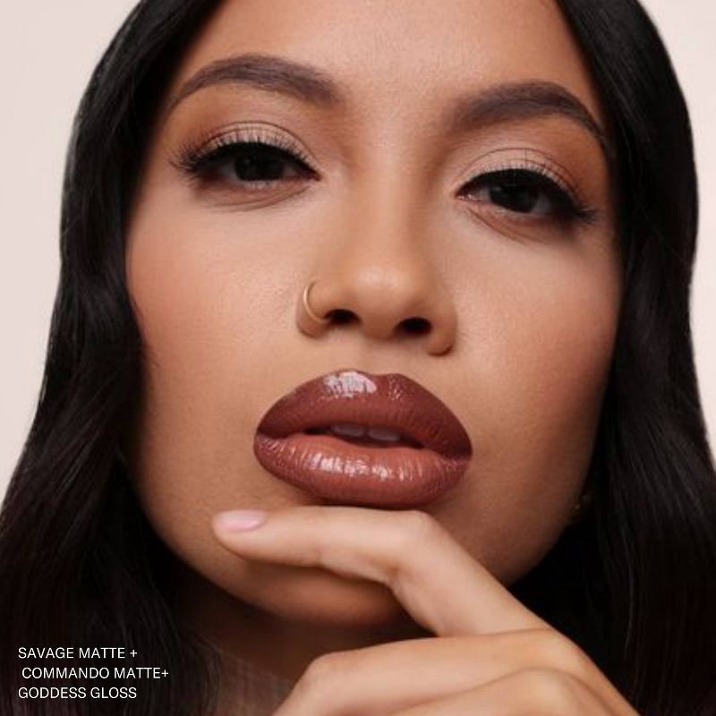 slide 6 of 11, The Lip Bar Vegan Matte Liquid Lipstick - Savage - 0.24 fl oz, 0.24 fl oz