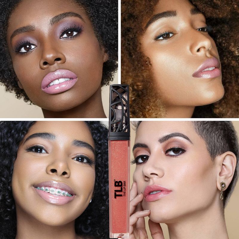 slide 4 of 4, The Lip Bar Vegan Lip Gloss - Baddie - 0.34 fl oz, 0.34 fl oz