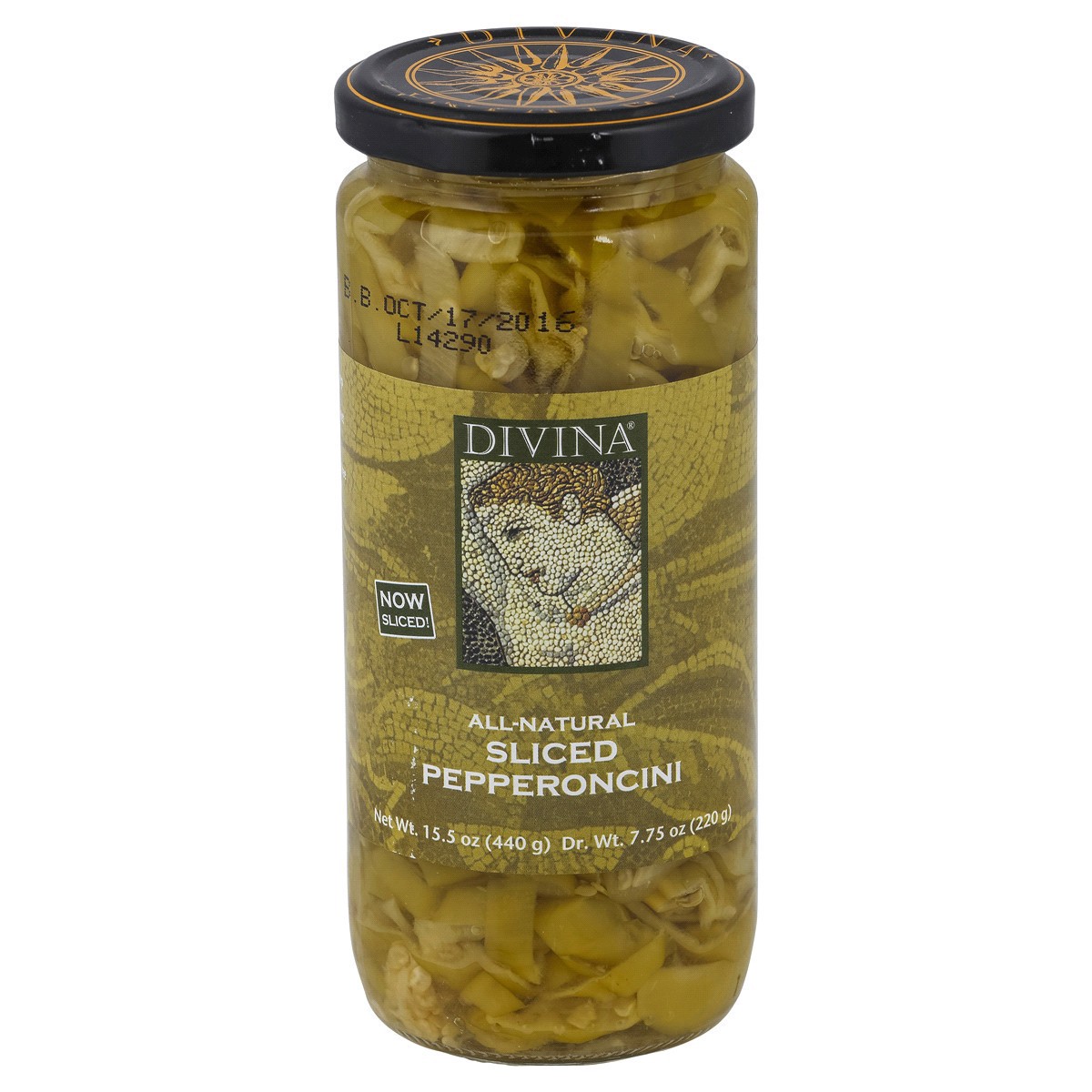 slide 1 of 9, Divina Sliced Pepperoncini, 15.5 oz