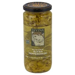 Divina Sliced Pepperoncini - 15.5 oz