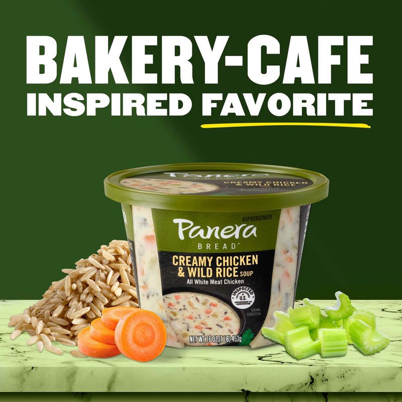 slide 7 of 7, Panera Bread Soups Panera Bread Gluten Free Creamy Chicken & Wild Rice Soup - 16oz, 16 oz